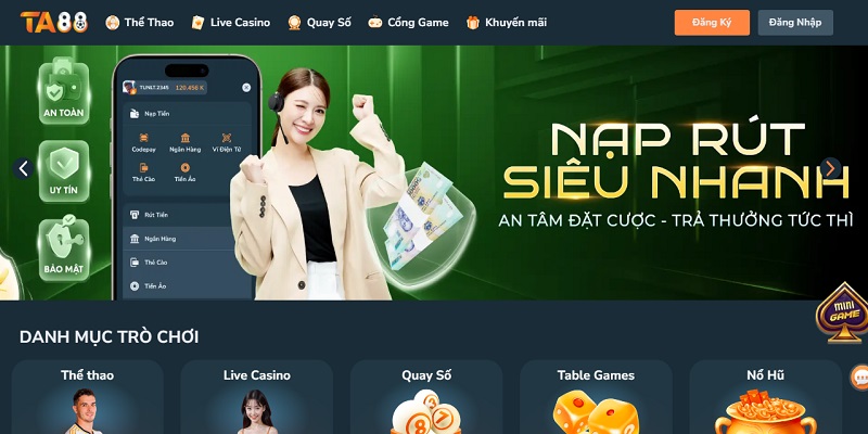 Đặc điểm chuyên mục casino tại TA88